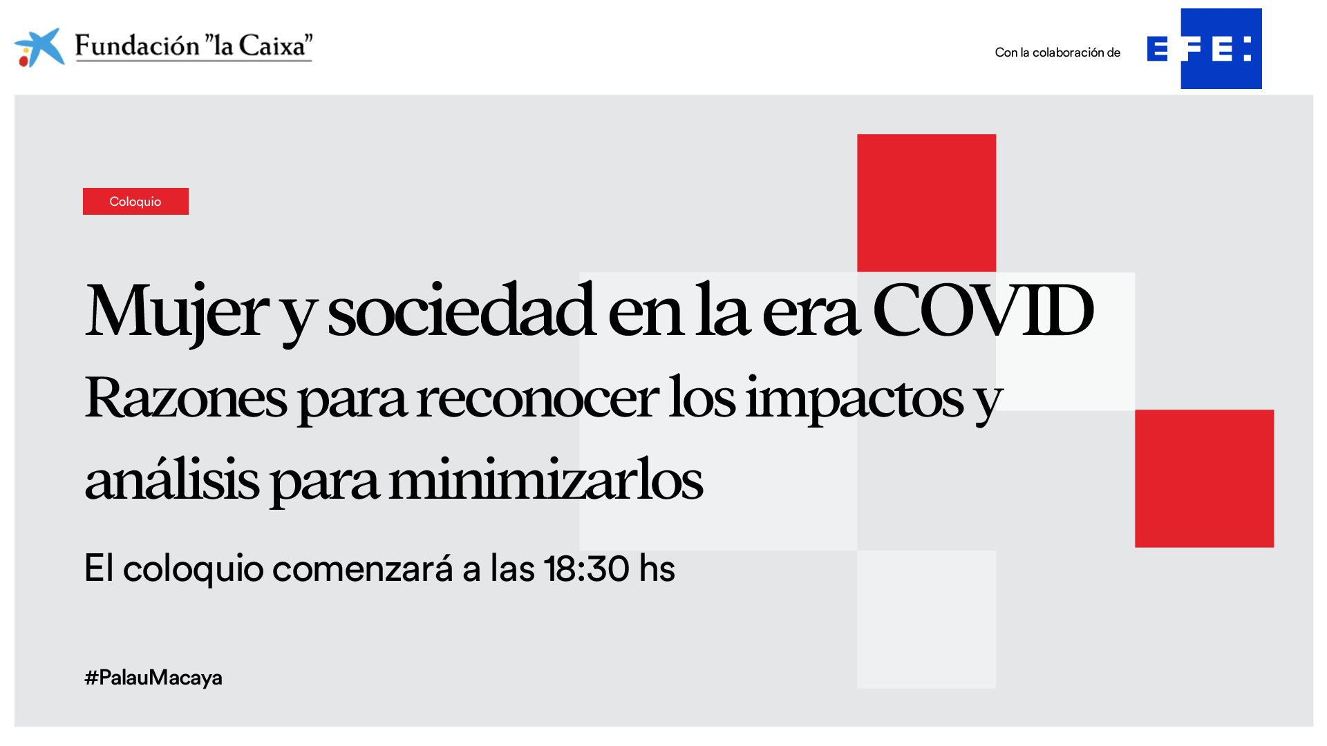 Cartela Inicio La Caixa Mujeres Invisibles