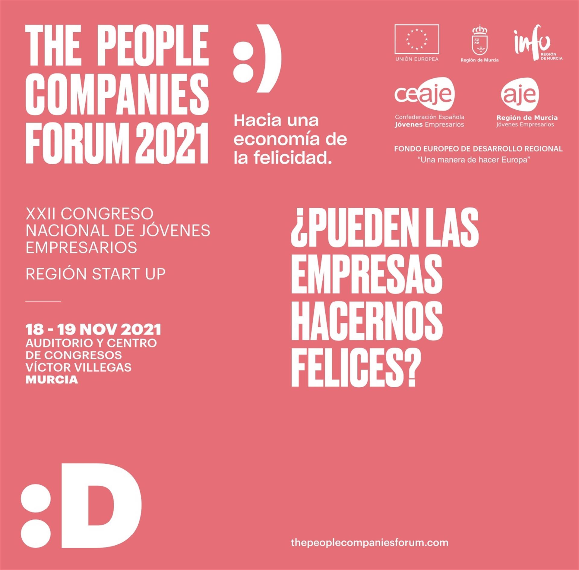 Los Jóvenes Empresarios situarán a Murcia como capital del emprendimiento.