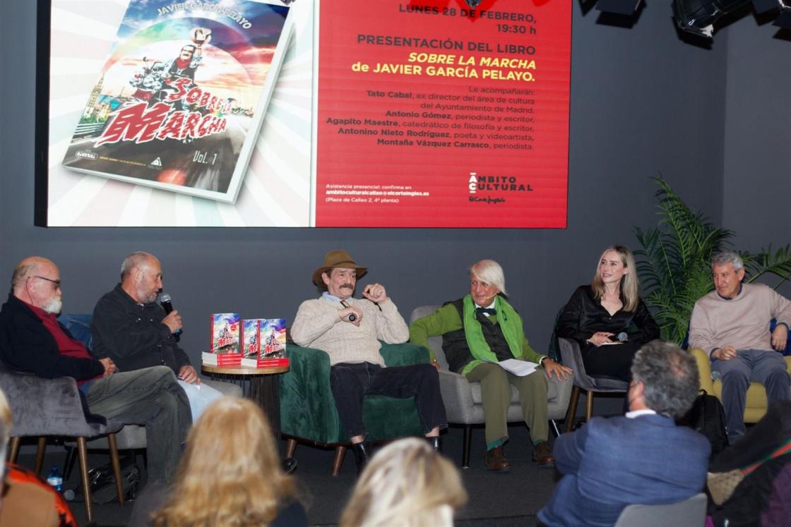 Javier García-Pelayo, Antonio Gómez, Agapito Maestre, Antonino Nieto Rodríguez y Montaña Vázquez, en la presentación del libro. Autor: Vicente Aguilera