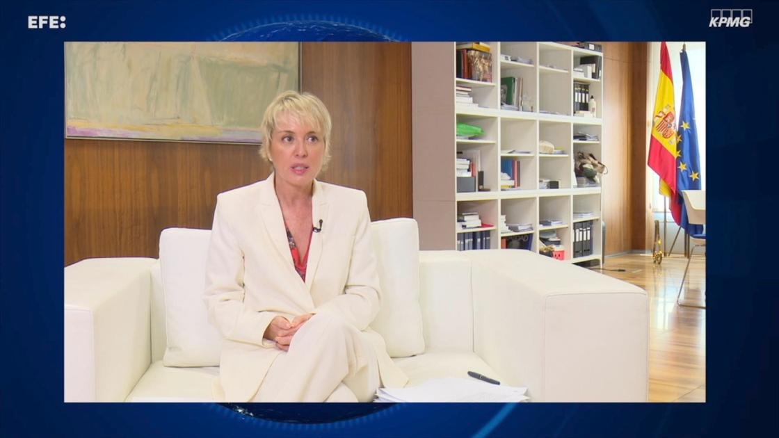 La secretaria de Estado de Digitalización e Inteligencia Artificial, Carme Artigas, en el quinto programa de Plan Europa.