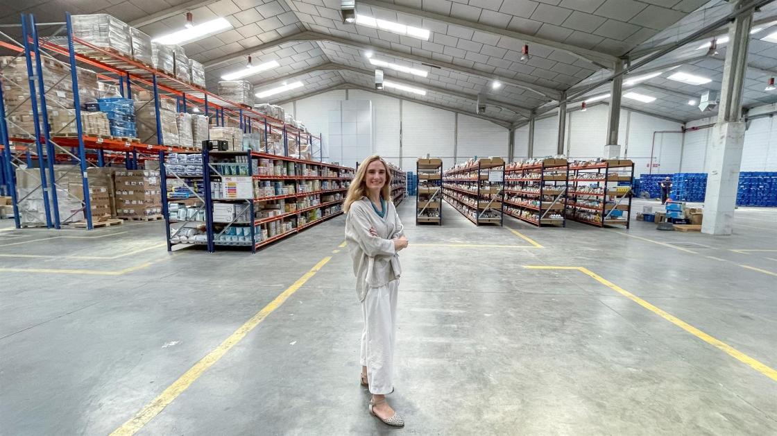 Fátima Abaurea, en el nuevo centro de operaciones.  / Autor: Farmaciasdirect