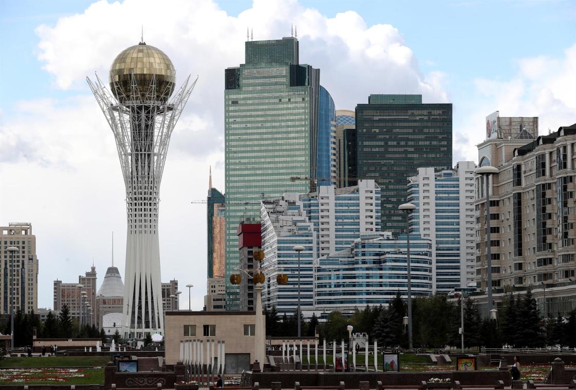 General view of Nur-Sultan (now known as Astana), Kazakhstan, 13 September 2022.   EFE/EPA/IGOR KOVALENKO
