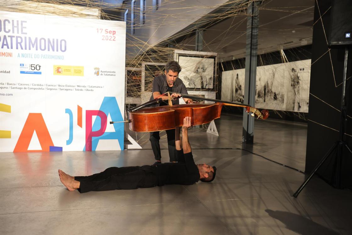 GRAF5937. SALAMANCA, 13/09/2022.- Acto de presentación de la V edición de La Noche del Patrimonio, este martes en el Centro de Arte Contemporáneo de Salamanca, DA2. EFE/J.M.GARCIA