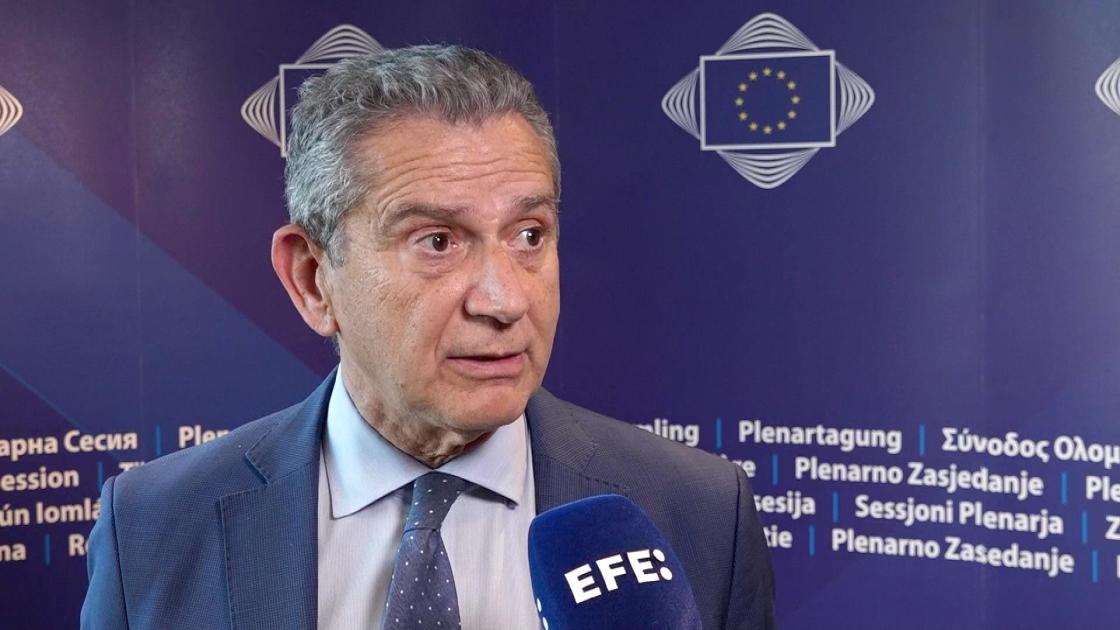 El consejero de Hacienda y Administración Pública de La Rioja, Celso González, este martes en el Comité de las Regiones de la UE.