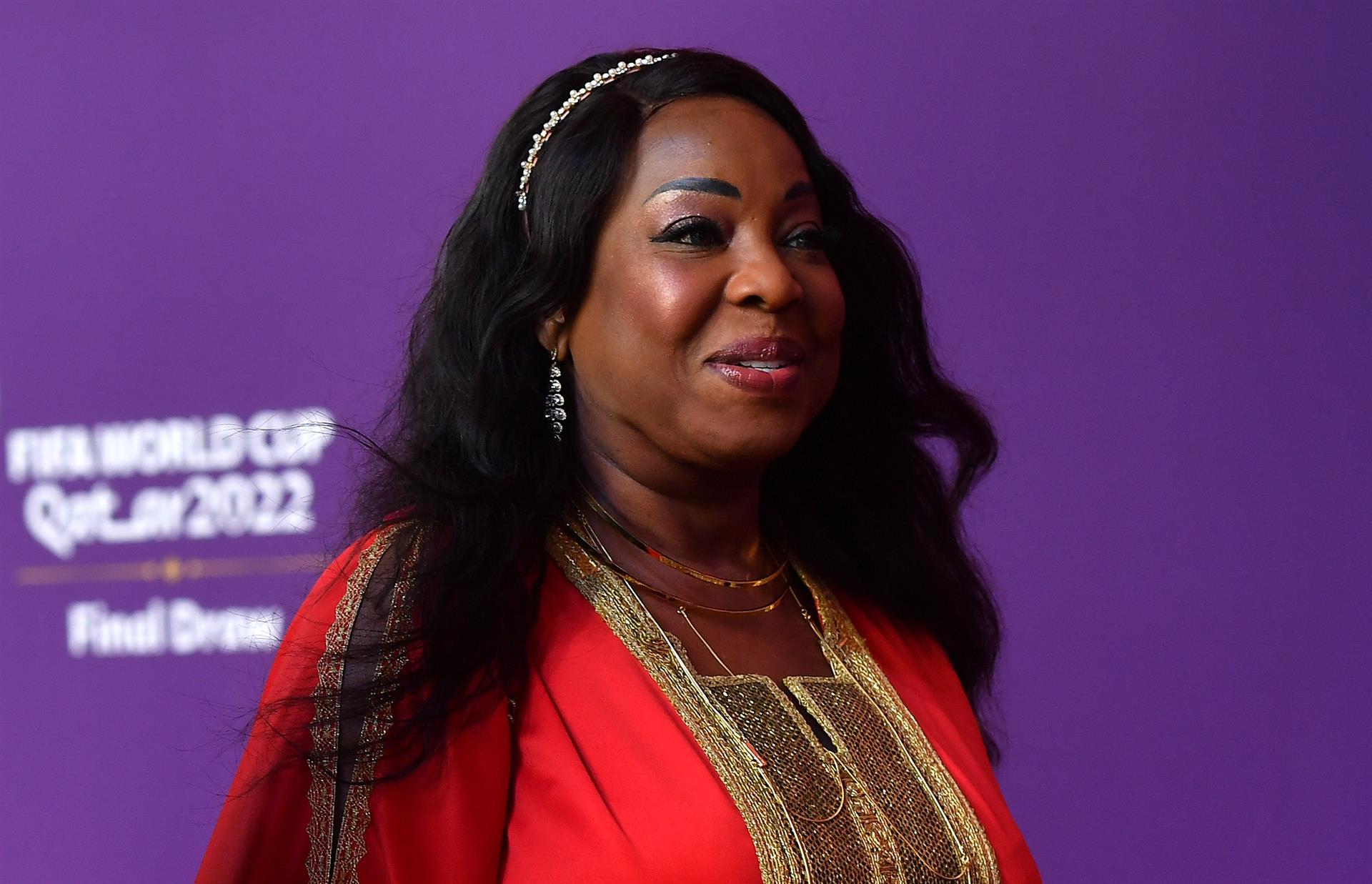 La senegalesa Fatma Samoura, secretaria general de la FIFA. EFE/EPA/NOUSHAD THEKKAYIL/Archivo