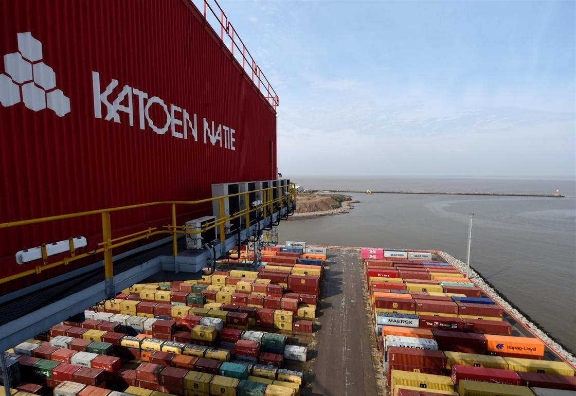 Fotografía cedida por Comunicación sur de la terminal Cuenca del Plata, en el Puerto de Montevideo (Uruguay). EFE/ Comunicación Sur