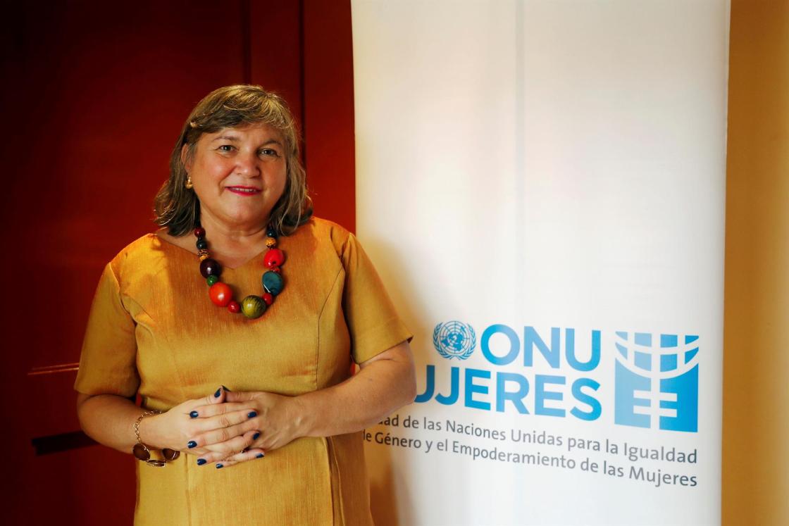 Fotografía de archivo de la directora regional de ONU Mujeres para las Américas y El Caribe, María Noel Vaeza. EFE/ Esteban Biba