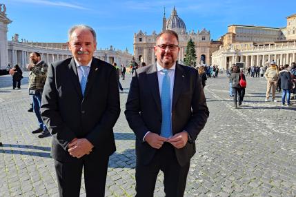 Los alcaldes de Mérida y Roma se comprometen a estrechar sus lazos históricos