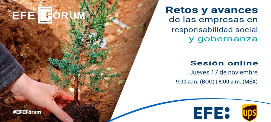 La Agencia EFE, junto a la empresa de transportes UPS, organiza este jueves un fórum virtual para hablar sobre la sostenibilidad y responsabilidad social de las pequeñas empresas y cómo pueden contribuir con el bienestar del planeta. EFE