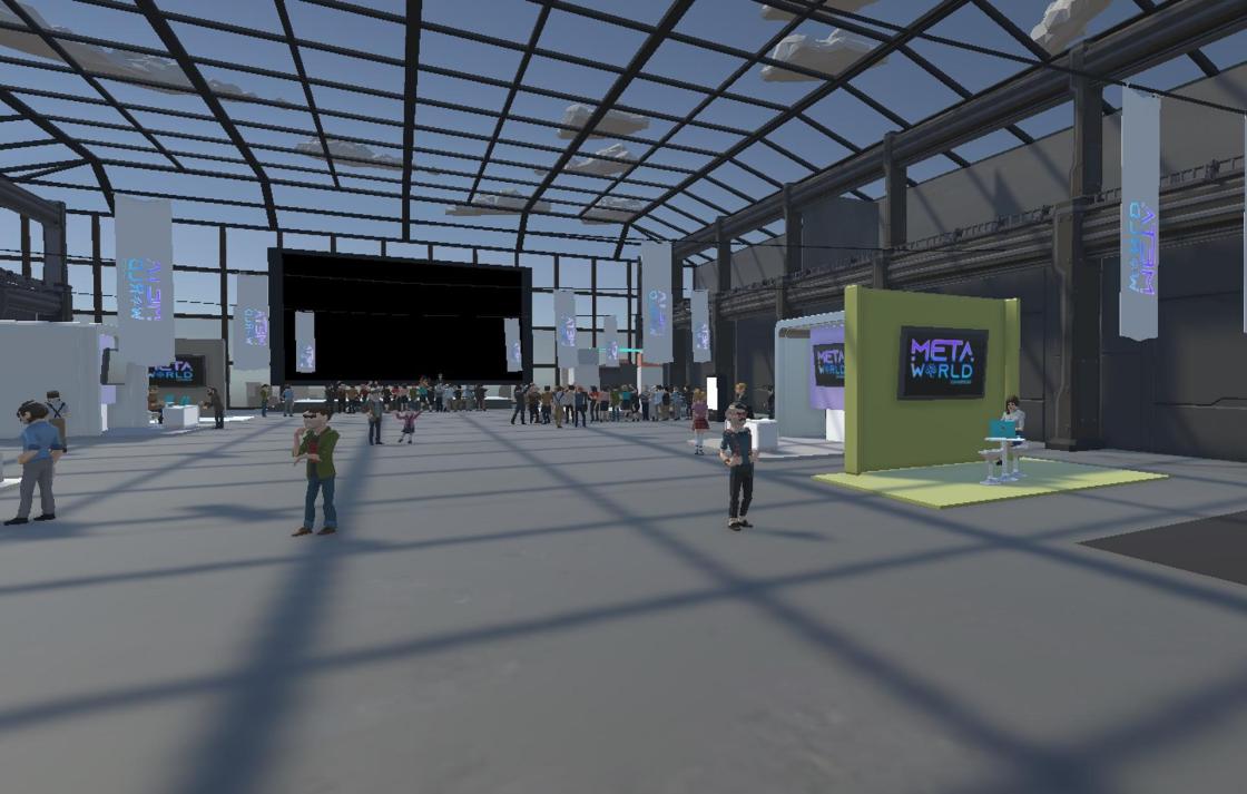 Espacio Meta World Congress en el metaverso de Uttopion.