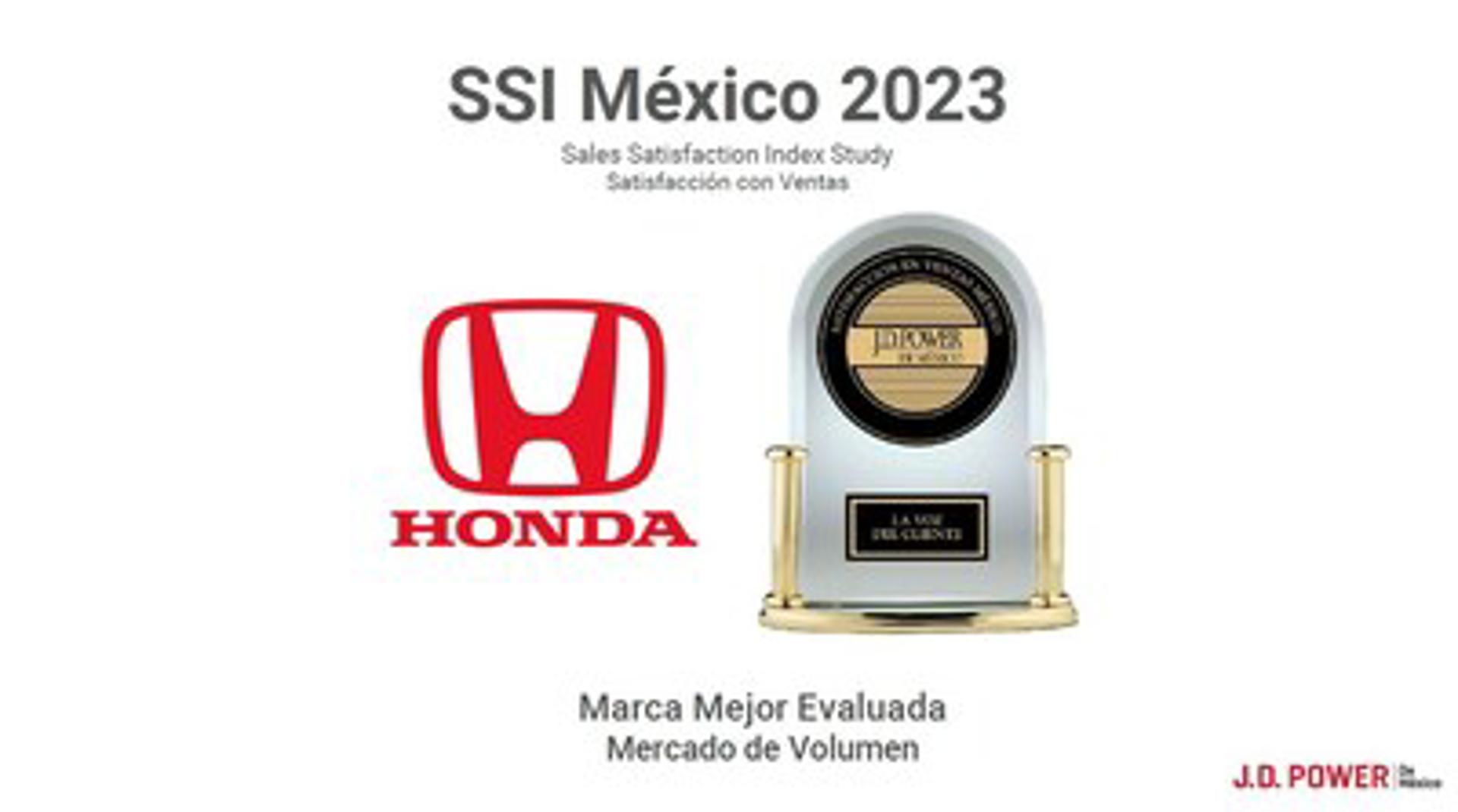 Honda Recibe Reconocimiento En El Estudio De Satisfacci n En Ventas De