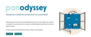 Imagen de la web de Panodyssey, la red social cultural para creadores de contenido, periodistas y lectores. EFE