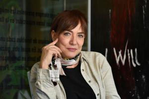 La directora de la agencia publicitaria Amén Mccann en Uruguay, Milena Guillot, habla durante una entrevista con EFE, el 1 de agosto de 2023, en Montevideo (Uruguay). EFE/Federico Gutiérrez