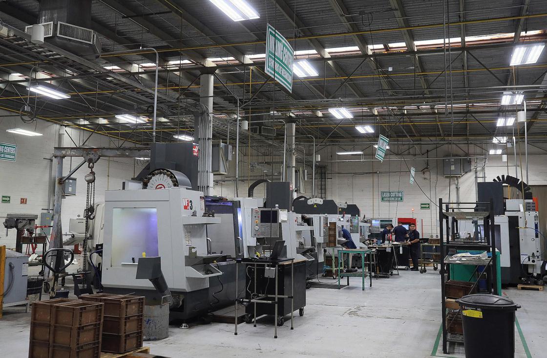 Fotografía de una fábrica manufacturera en la fronteriza Ciudad Juárez, Chihuahua (México). EFE/Luis Torres/ARCHIVO
