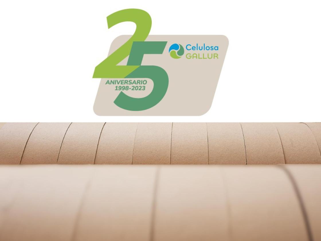 Pie de foto: Bobinas de cartón reciclado fabricadas por Celulosa GallurAutor: Celulosa Gallur S.L.