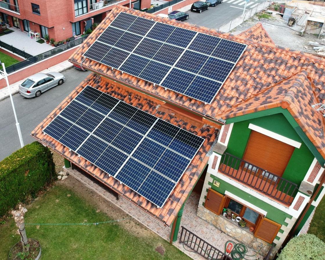 Pie de foto: Una preciosa vivienda con paneles solaresAutor: Isla Solar