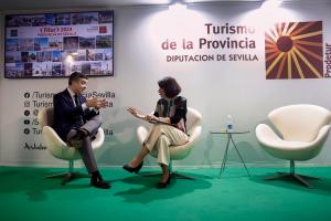 MADRID, 25/01/2024.- Rodrigo Rodríguez Sanz, vicepresidente de Prodetur, este jueves en la Feria Internacional de Turismo (Fitur), que se celebra en Madrid. EFE/ Sergio Pérez