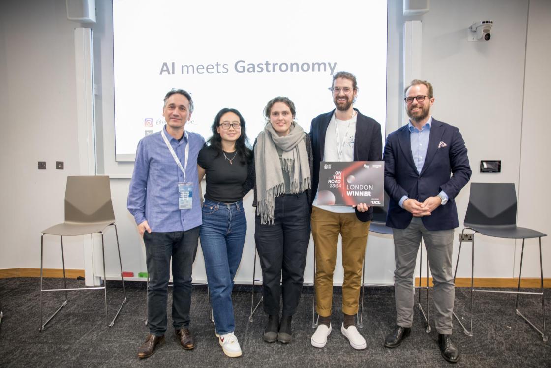 LONDRES, 01/02/2024.- El chocolate sin cacao de WNWN Food Labs resultó ganador este jueves en Londres en el programa de emprendimiento internacional en tecnología de alimentación 'Culinary Action! On the Road', creado por el Basque Culinary Center (BCC). EFE/