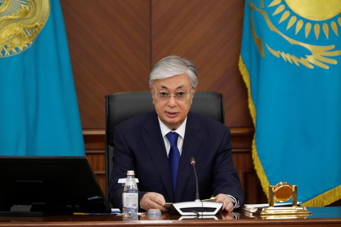 FILE photograph of Kazakhstan's president, Kassym-Jomart Tokayev. EFE/ Muhtar Holdorbekov