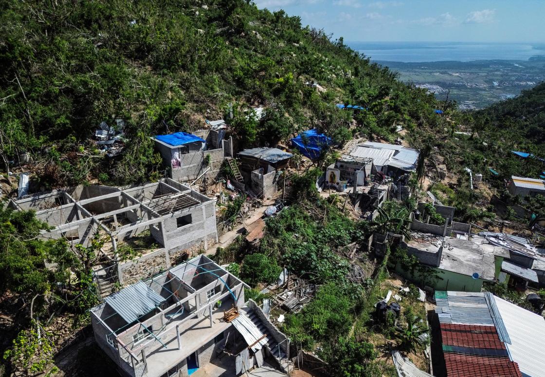 Fotografía de archivo tomada desde un drone, donde se observa la colonia Cumbres de Figueroa. EFE/David Guzmán