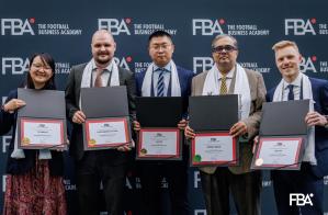 Alumnos de la duodécima edición del Máster Profesional en Negocios del Fútbol de The Football Business Academy (FBA). EFE/FBA/IMAGEN CEDIDA/CRÉDITO OBLIGATORIO