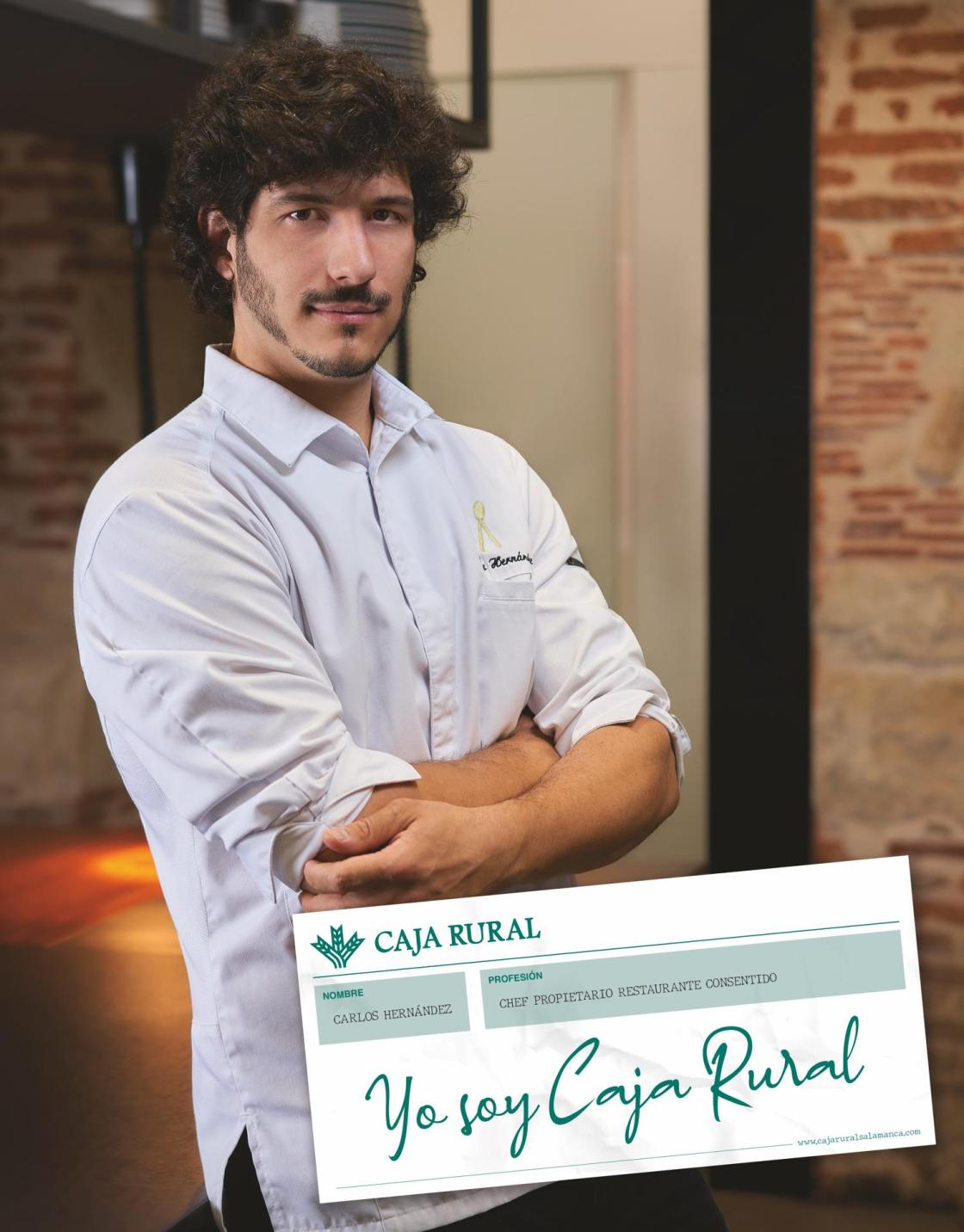 Caja Rural de Salamanca y el chef Carlos Hernández del Río unidos: Yo soy Caja Rural