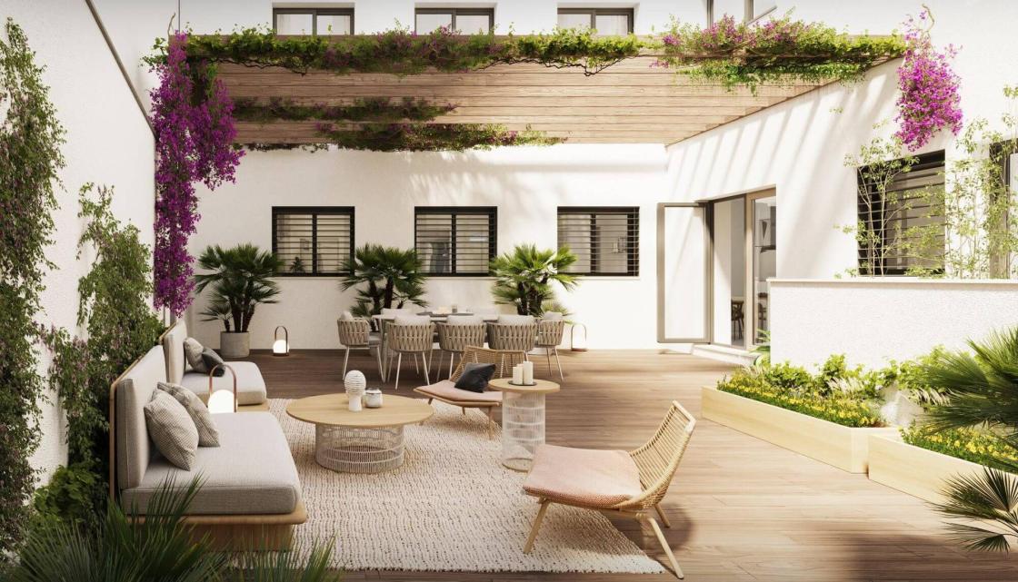 Pie de foto: Imagen de una de las viviendas de la promoción Eguiluz8     Autor: CARALCA