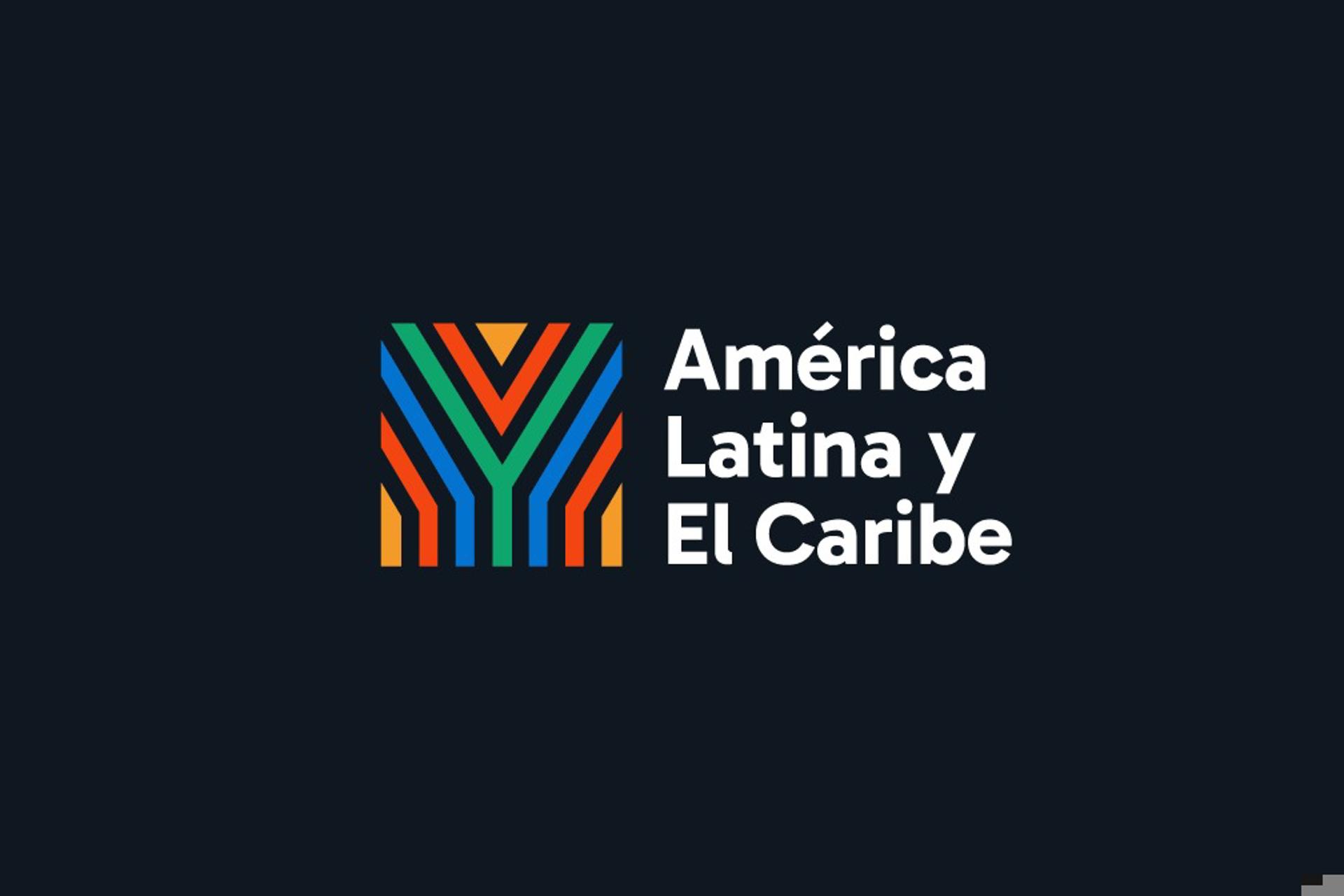 La marca Región LAC lanzada este miércoles en el Memorial de América Latina, en São Paulo, en un concurso organizado por el CAF, con la colaboración de ONU Turismo. EFE/CAF