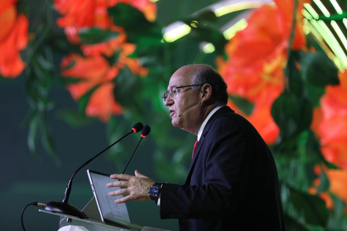 Photo provided by the Inter-American Development Bank (IDB), showing IDB President Ilan Goldfajn on Thursday in Manaus (Brazil). EFE/Sergio Gonzales IDB Invest 