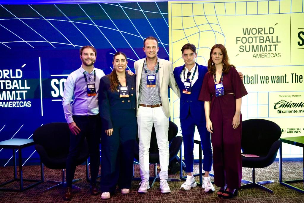 Imagen del panel organizado por The Football Business Academy (FBA) en el World Football Summit Americas, en Ciudad de México/IMAGEN CEDIDA POR THE FBA