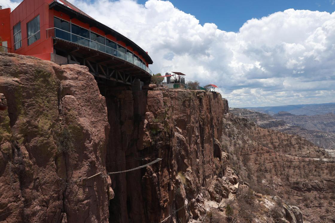 Photograph of the Barrancas del Cobre in the municipality of Creel, in the state of Chihuahua (Mexico). EFE/Alex Cruz