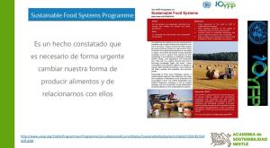 Imagen de la presentación compartida durante el seminario web de alimentación sostenible de la Academia de Sostenibilidad Nestlé, celebrado este miércoles. EFE