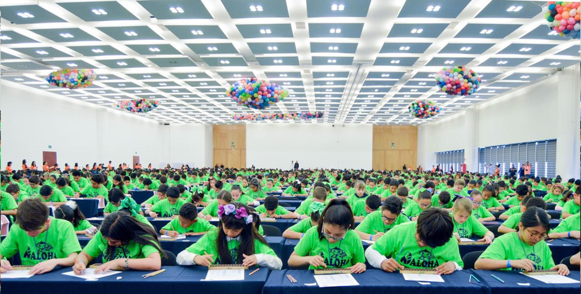 Imagen de archivo del campeonato nacional mexicano del programa de cálculo mental Aloha, en 2023. EFE/CEDIDA POR ALOHA/SOLO USO EDITORIAL