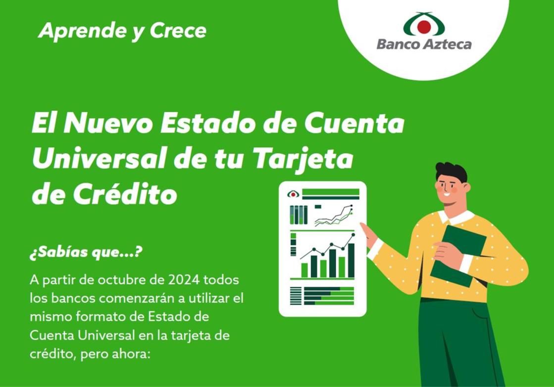 Descifra el nuevo Estado de Cuenta Universal de tu Tarjeta de Crédito de Banco Azteca. SOLO USO EDITORIAL/EFE