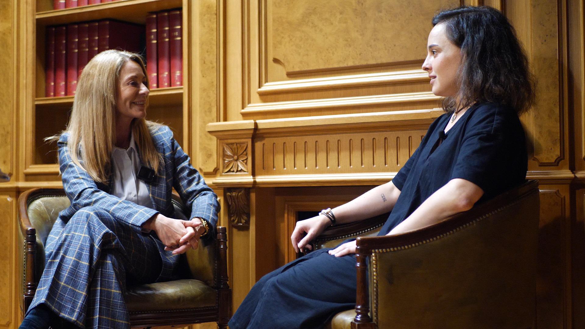 La chef vallisoletana Lydia del Olmo (dcha), una de las fundadoras del restaurante Ceibe en Ourense, catalogado con una estrella Michelin en 2023. EFE/ESCUELA DE PROFESIONALES ALCAZARÉN/IMAGEN CEDIDA/CRÉDITO OBLIGATORIO