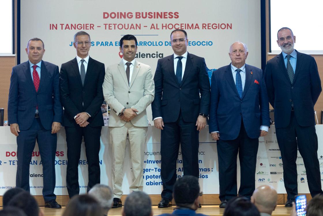 GRAFCVA1753. VALENCIA, 11/07/2024.- inauguración del encuentro empresarial para favorecer las inversiones y las exportaciones a esta región marroquí. EFE/Miguel Ángel Polo