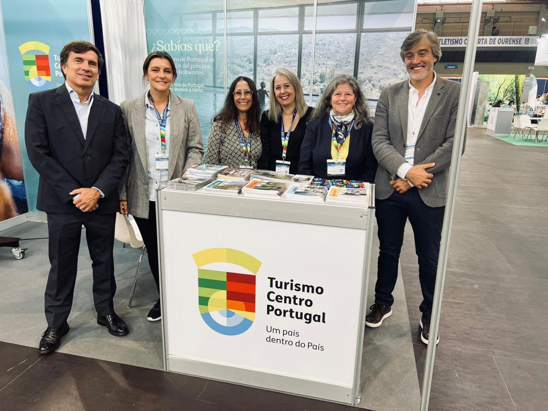 Fotografía de la delegación portuguesa Turismo Centro de Portugal en la feria Termatalia, en Ourense. IMAGEN CEDIDA POR LA ORGANIZACIÓN