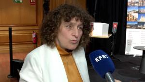 Fotografía de la presidenta del Grupo de Ciudades Patrimonio y alcaldesa de Santiago de Compostela, Goretti Sanmartín.