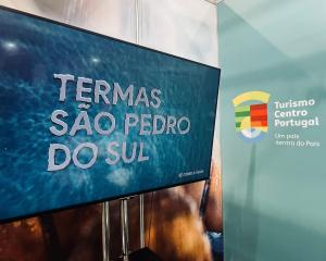 Fotografía de la promoción turística de las termas de la región central de Portugal en la feria Termatalia.IMAGEN CEDIDA POR LA ORGANIZACIÓN