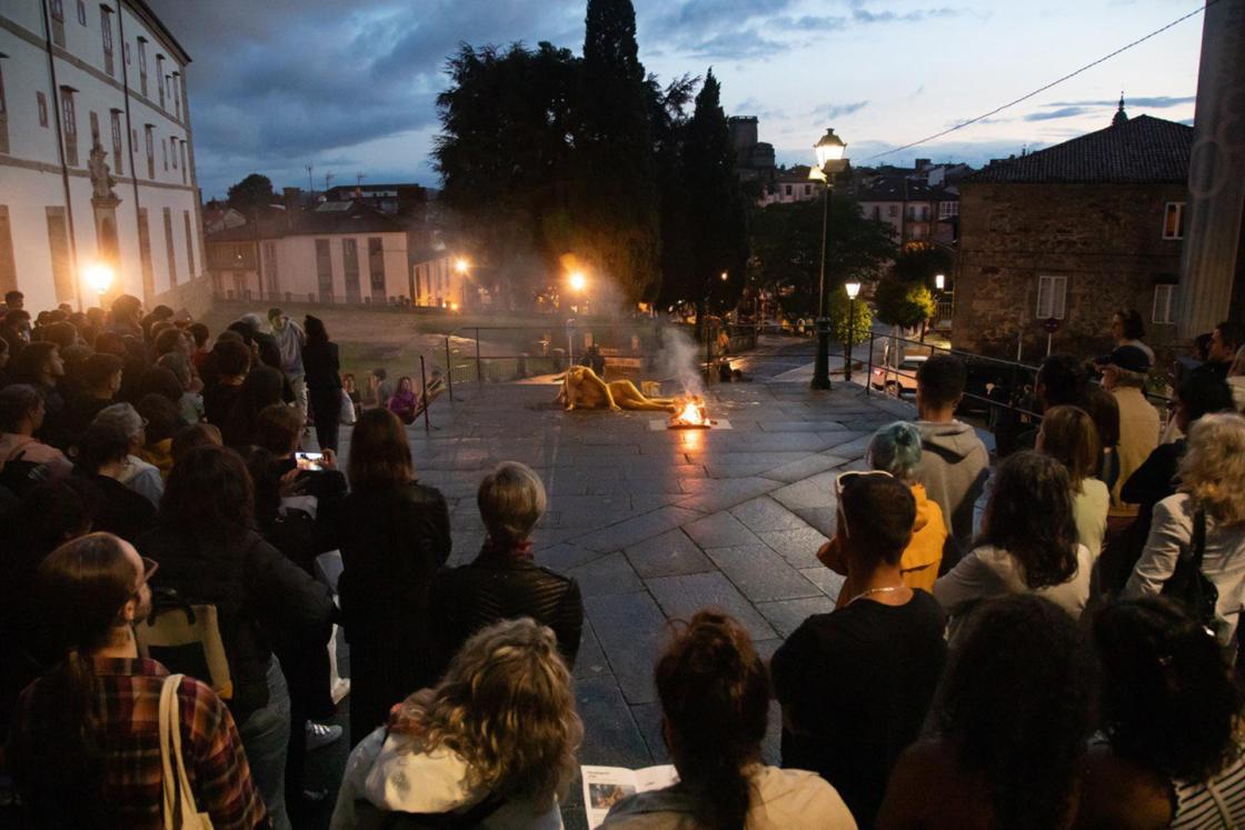 Imagen de Santiago de Compostela en La a Noche del Patrimonio.IMAGEN CEDIDA POR GCPH