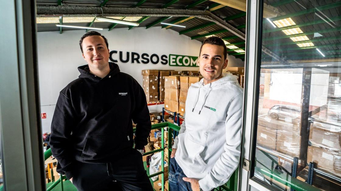 Pie de foto: Pablo Segon (izquierda) y Kike Gil (derecha)    Autor: cursosecom.com
