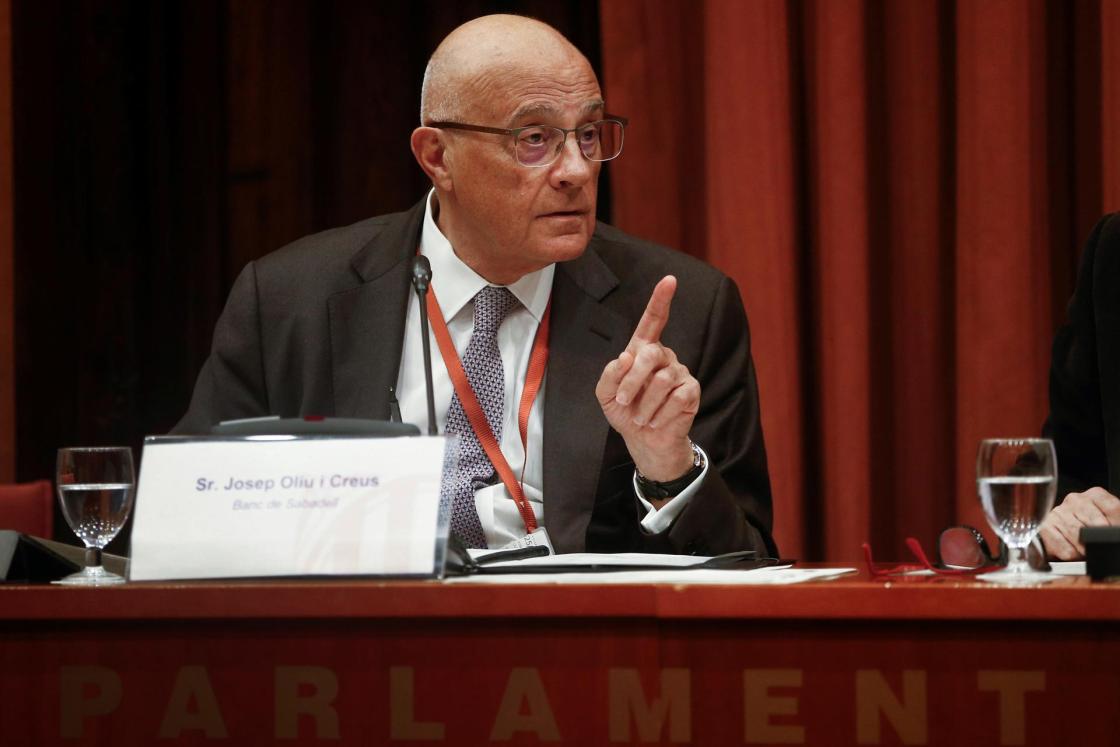 Imagen de archivo del presidente del Banco de Sabadell, Josep Oliu. EFE/ Quique García