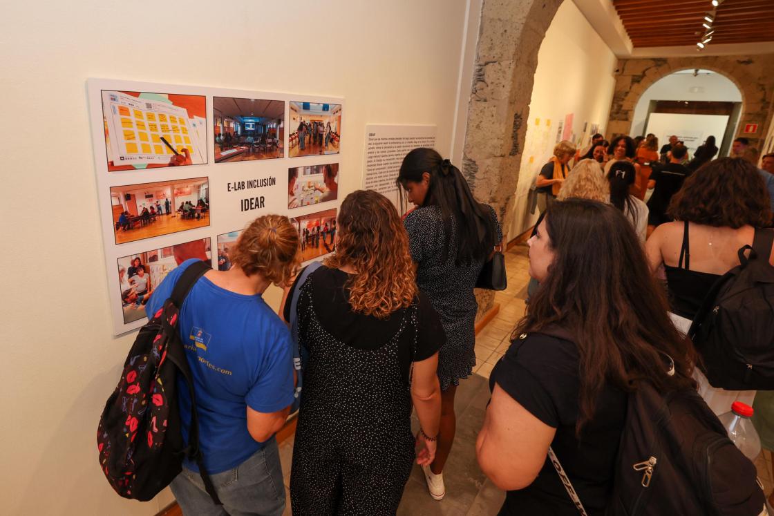 GRAFCAN5981. LAS PALMAS DE GRAN CANARIA, 23/10/2024.- La Fundación Mapfre Canarias y la asociación Plena Inclusión Canarias presentaron este miércoles los resultados de su primer laboratorio de innovación social, centrado en la inclusión de personas con discapacidad intelectual. EFE/ Elvira Urquijo A.