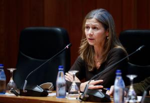 MADRID, 30/10/2024.- María Jesús Lamas Díaz, directora de la Agencia Española de Medicamentos participa hoy, 30 de octubre de 2024, en la jornada de reflexión "Innovación y salud pública, retos desde la perspectiva One Health", que se celebra en el ministerio de Sanidad, en Madrid. EFE/David Fernández