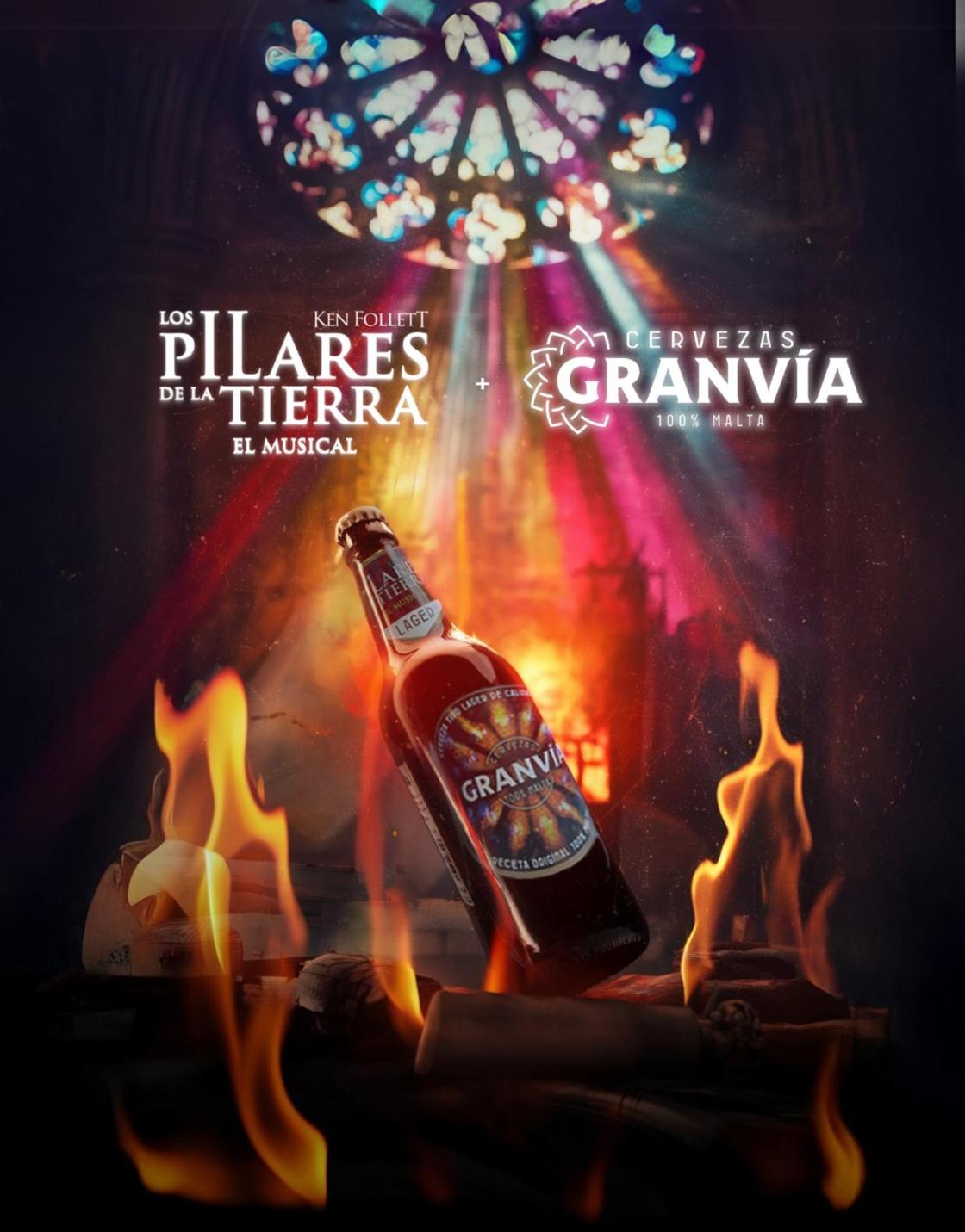 Pie de foto: Cervezas Gran Vía Pilares de la Tierra, el musicalAutor: Cervezas Gran Vía & beon. Entertainment