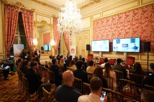Vista de la celebración del 5º aniversario de TECH4ALL en Viena, Austria. El poder de las tecnologías como los drones, los sensores, las cámaras, las redes de baja potencia y la tecnología satelital, se emplean cada vez más para monitorizar de forma remota el comportamiento de la vida salvaje y los cambios en el hábitat en tiempo real, desarrollando así soluciones innovadoras para abordar las causas de la pérdida de biodiversidad. EFE/Huawei***SOLO USO EDITORIAL/SOLO DISPONIBLE PARA ILUSTRAR LA NOTICIA QUE ACOMPAÑA (CRÉDITO OBLIGATORIO)***