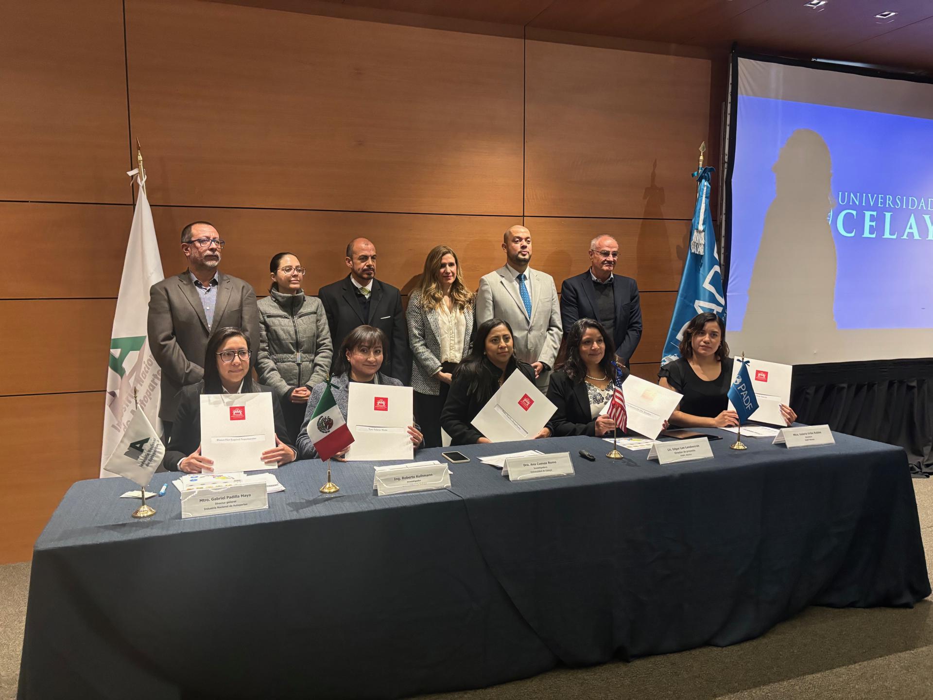 PADF e INA presentan avances en reforma laboral y el T-MEC en el sector automotriz en méxico. SOLO USO EDITORIAL / EFE