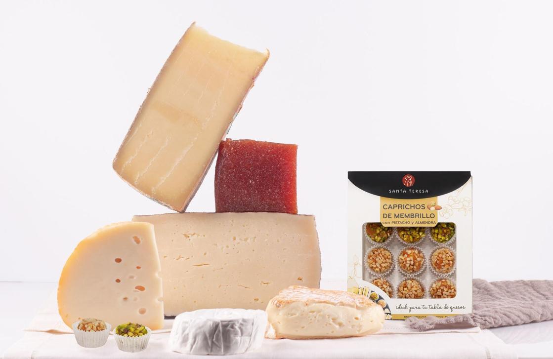Pie de foto: Caprichos de Membrillo, el maridaje perfecto para el quesoAutor: Santa Teresa