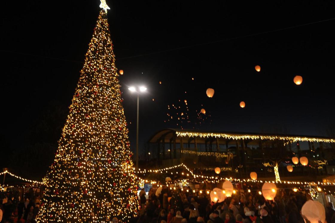El Pino Hispanoluso, el hito que une España y Portugal en Navidad/ Carlos García
