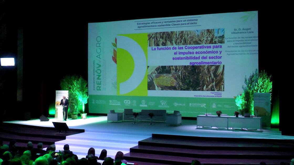Imagen del el presidente de las Cooperativas Agroalimentarias de España, Ángel Villafranca.